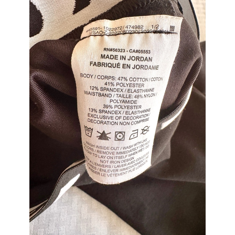 Nike Air Flare Yoga Pants Black High Waisted Athletic Leggings XL DQ6579-010 - Picture 5 of 7